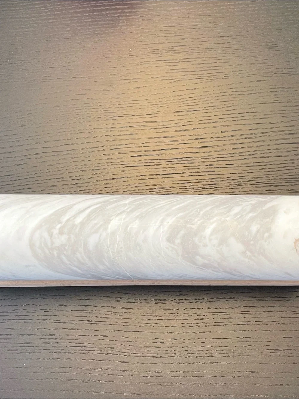 Threshold Beechwood Marble Accent - Natural Wood and White